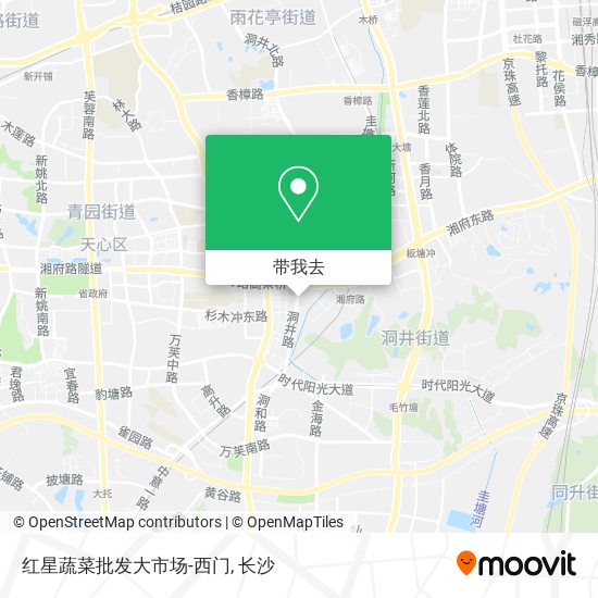 红星蔬菜批发大市场-西门地图