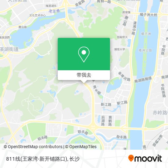 811线(王家湾-新开铺路口)地图