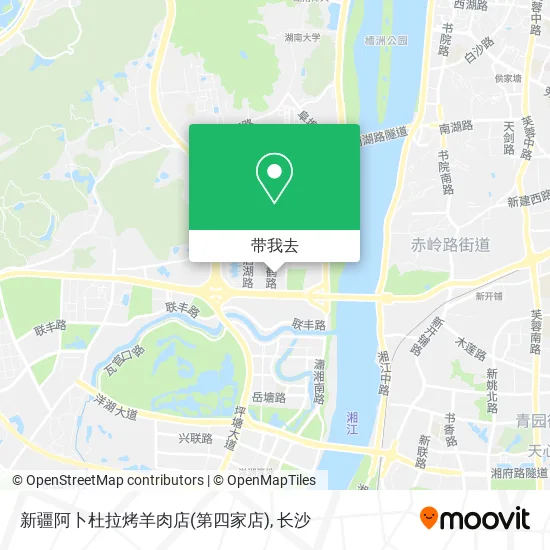 新疆阿卜杜拉烤羊肉店(第四家店)地图