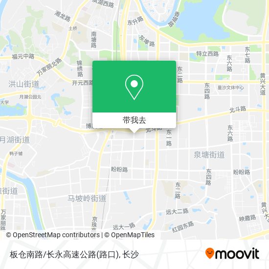 板仓南路/长永高速公路(路口)地图