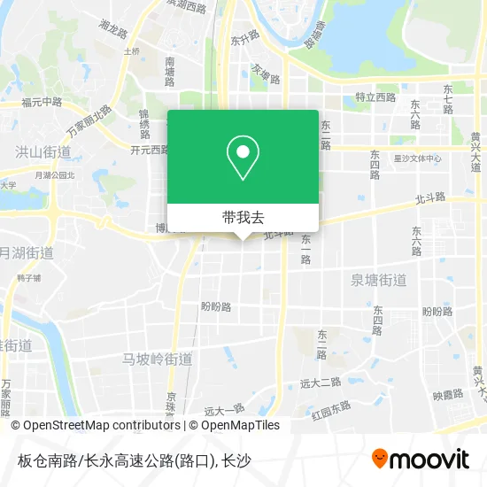 板仓南路/长永高速公路(路口)地图