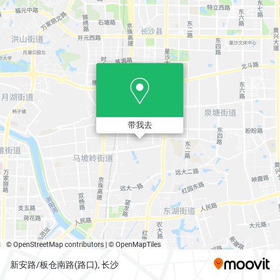 新安路/板仓南路(路口)地图