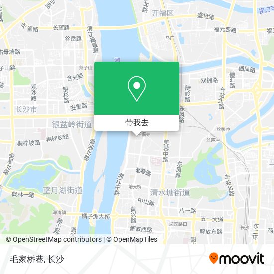 毛家桥巷地图