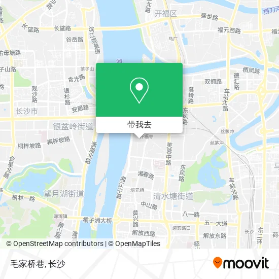 毛家桥巷地图