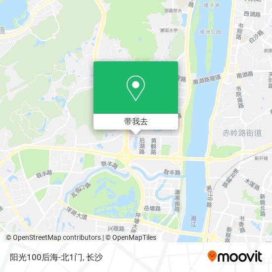 阳光100后海-北1门地图