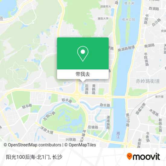 阳光100后海-北1门地图