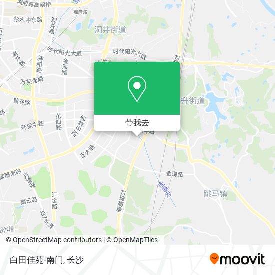 白田佳苑-南门地图