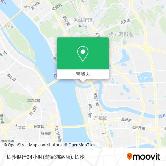 长沙银行24小时(楚家湖路店)地图