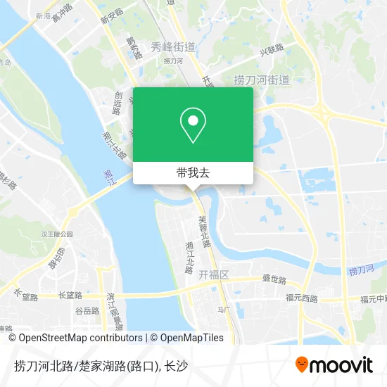 捞刀河北路/楚家湖路(路口)地图
