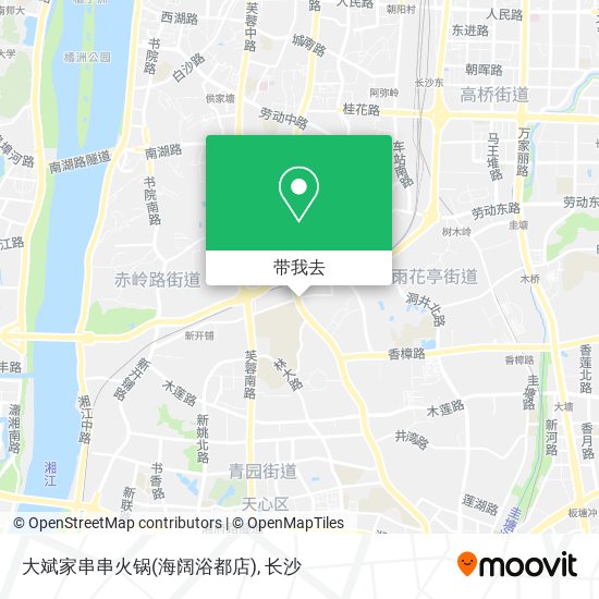 大斌家串串火锅(海阔浴都店)地图