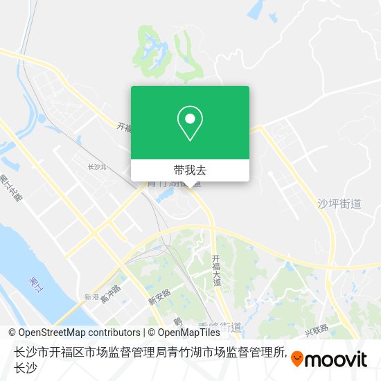 长沙市开福区市场监督管理局青竹湖市场监督管理所地图