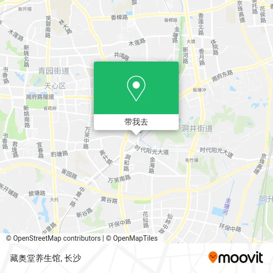 藏奥堂养生馆地图