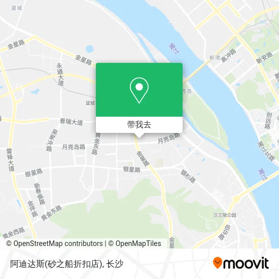 阿迪达斯(砂之船折扣店)地图