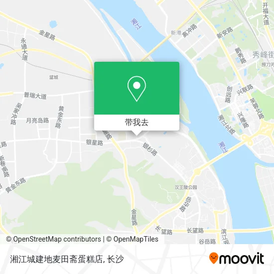 湘江城建地麦田斋蛋糕店地图