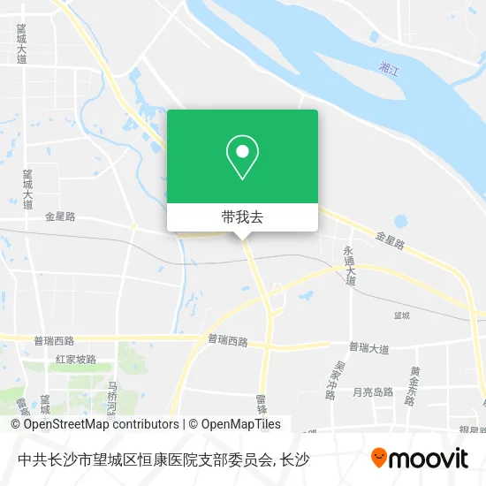 中共长沙市望城区恒康医院支部委员会地图