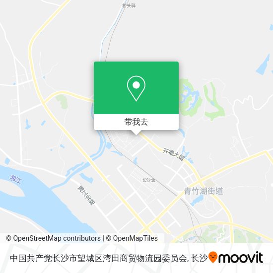 中国共产党长沙市望城区湾田商贸物流园委员会地图