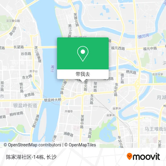 陈家湖社区-14栋地图