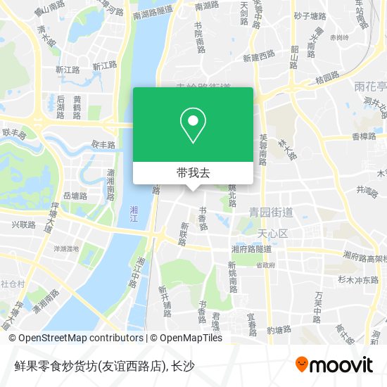 鲜果零食炒货坊(友谊西路店)地图