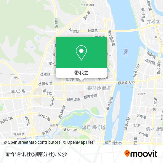 新华通讯社(湖南分社)地图