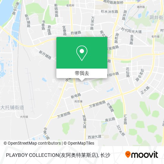 PLAYBOY COLLECTION(友阿奥特莱斯店)地图