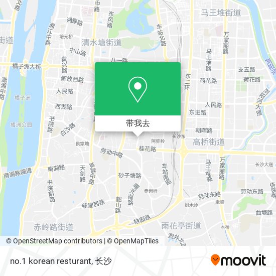no.1 korean resturant地图