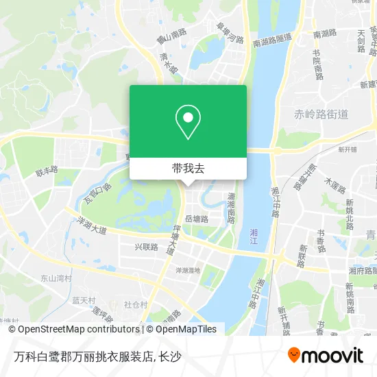 万科白鹭郡万丽挑衣服装店地图