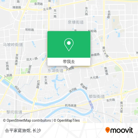 合平家庭旅馆地图