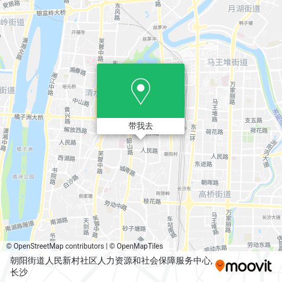 朝阳街道人民新村社区人力资源和社会保障服务中心地图