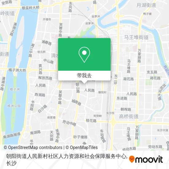 朝阳街道人民新村社区人力资源和社会保障服务中心地图