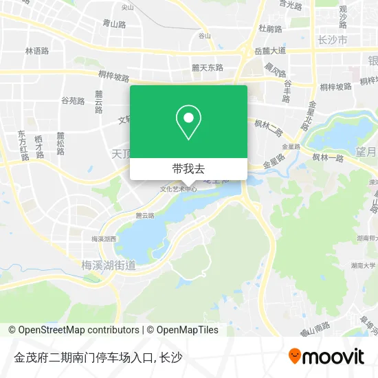 金茂府二期南门停车场入口地图