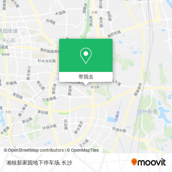 湘核新家园地下停车场地图