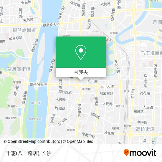 千惠(八一路店)地图