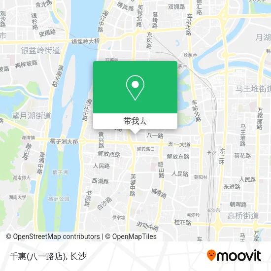 千惠(八一路店)地图