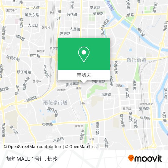 旭辉MALL-1号门地图