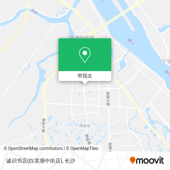 诚识书店(白芙塘中街店)地图