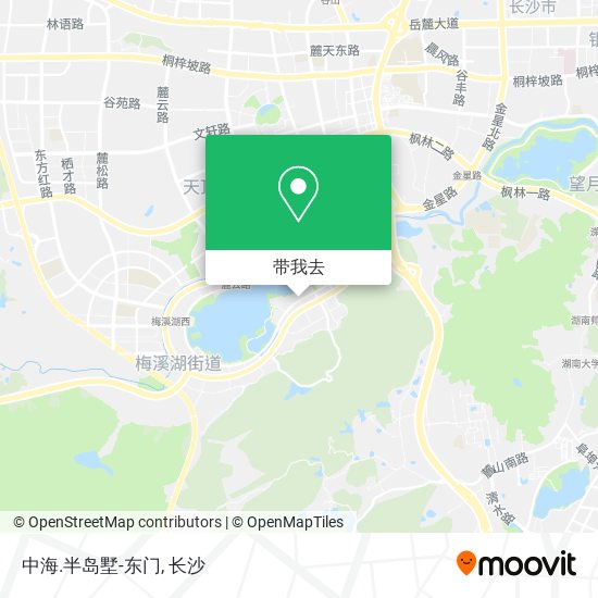 中海.半岛墅-东门地图
