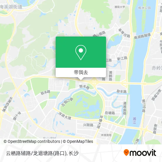 云栖路辅路/龙迴塘路(路口)地图