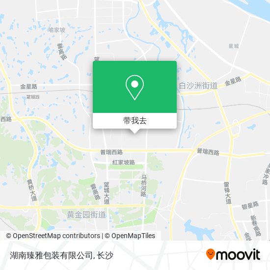 湖南臻雅包装有限公司地图