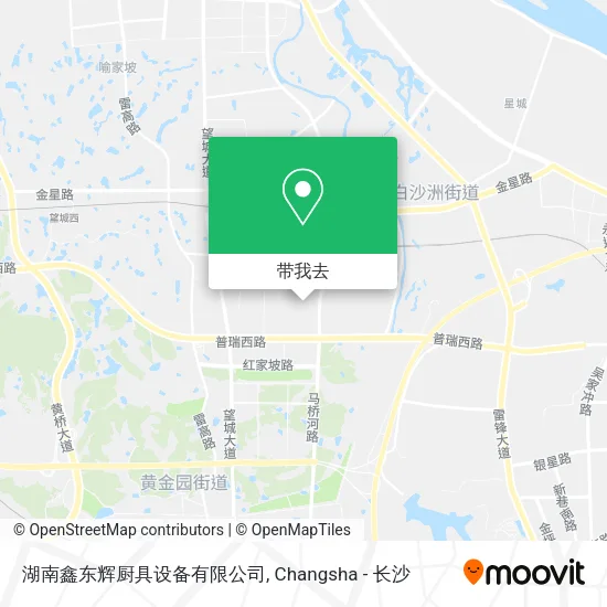 湖南鑫东辉厨具设备有限公司地图
