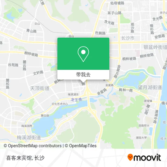 喜客来宾馆地图