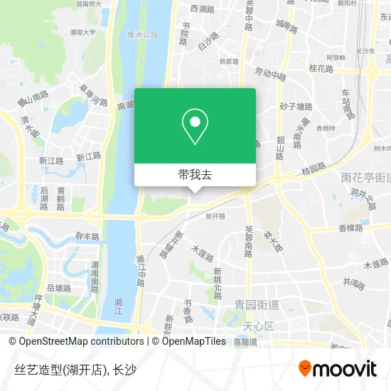 丝艺造型(湖开店)地图
