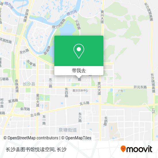长沙县图书馆悦读空间地图