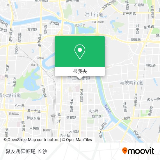 聚友岳阳虾尾地图