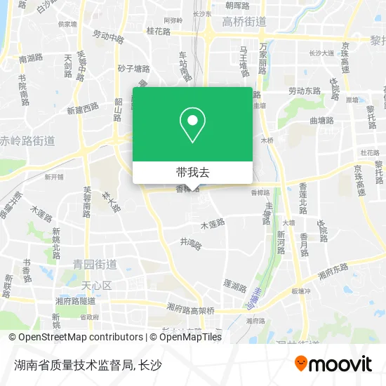 湖南省质量技术监督局地图