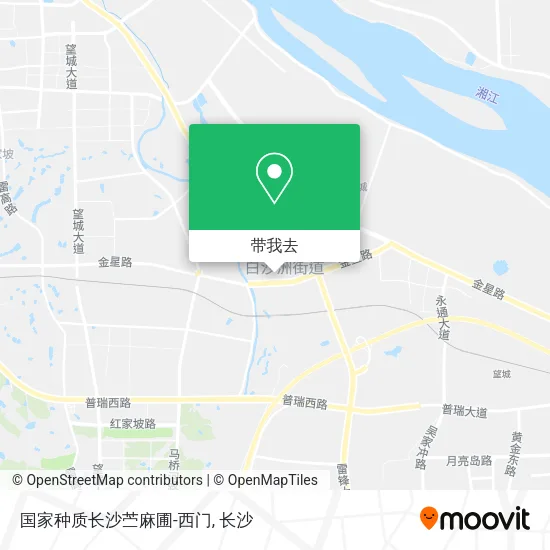 国家种质长沙苎麻圃-西门地图