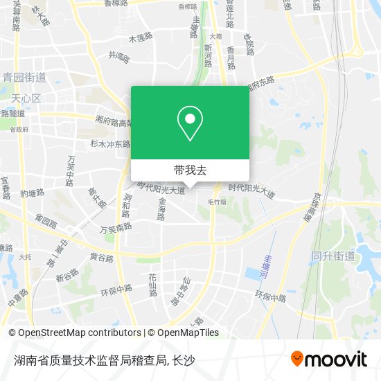 湖南省质量技术监督局稽查局地图