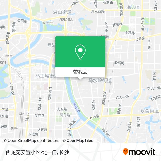 西龙苑安置小区-北一门地图