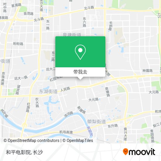 和平电影院地图