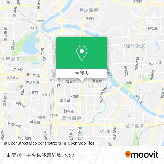 重庆刘一手火锅我善红锅地图
