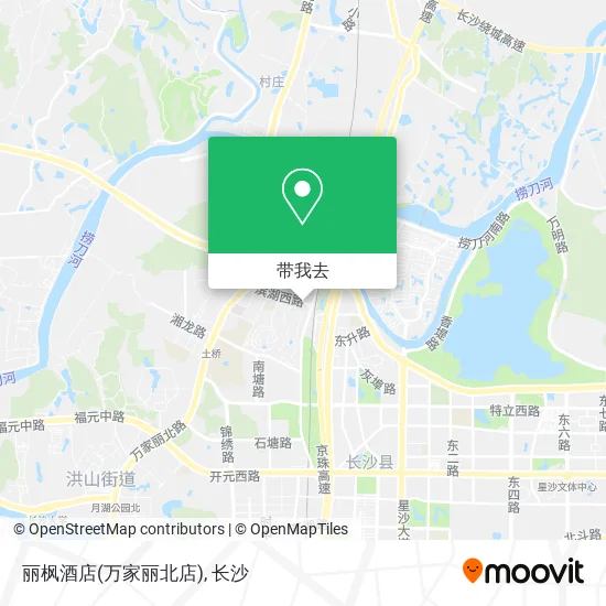 丽枫酒店(万家丽北店)地图